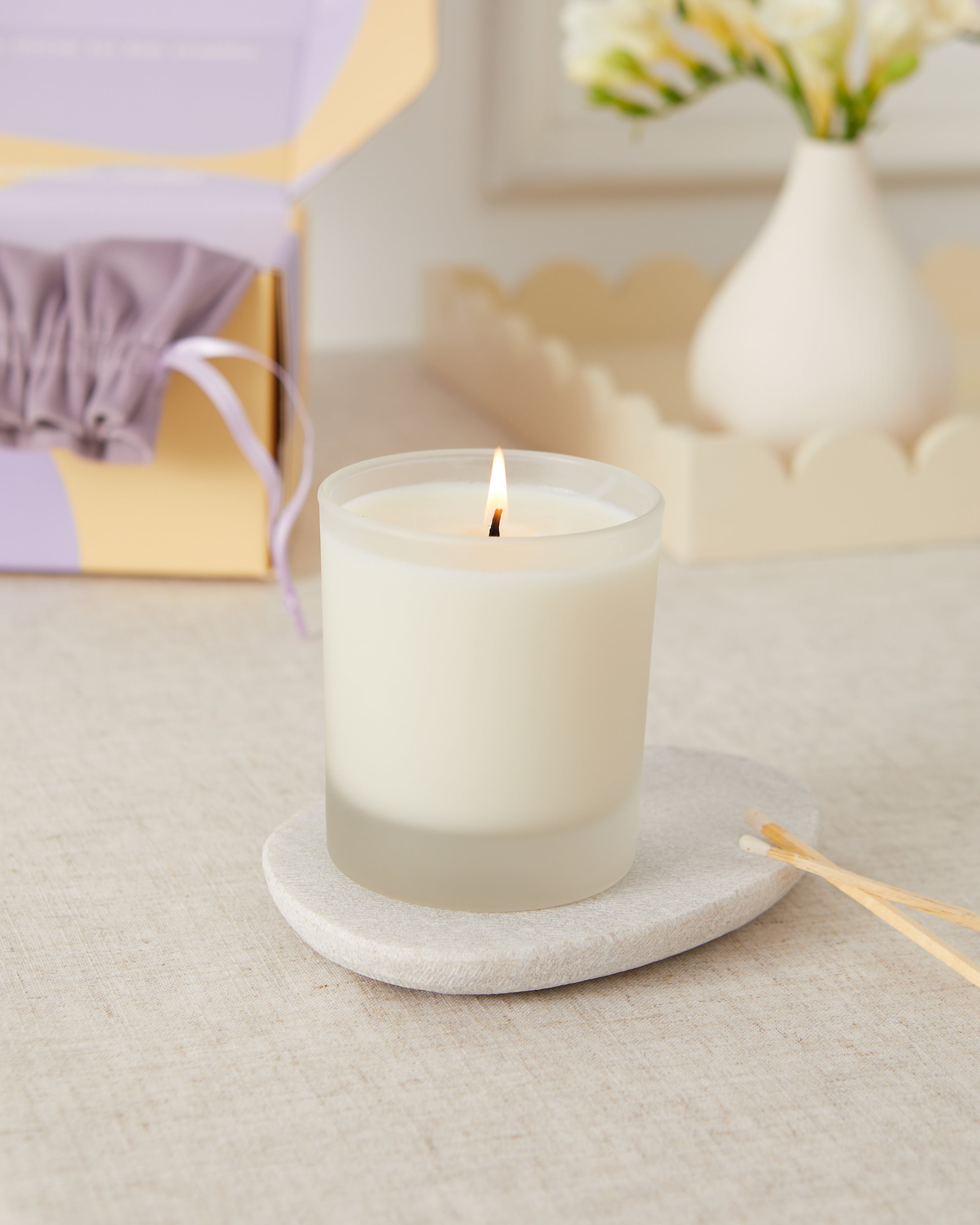 MelloBox gift box displayed with curated self-care and wellness products