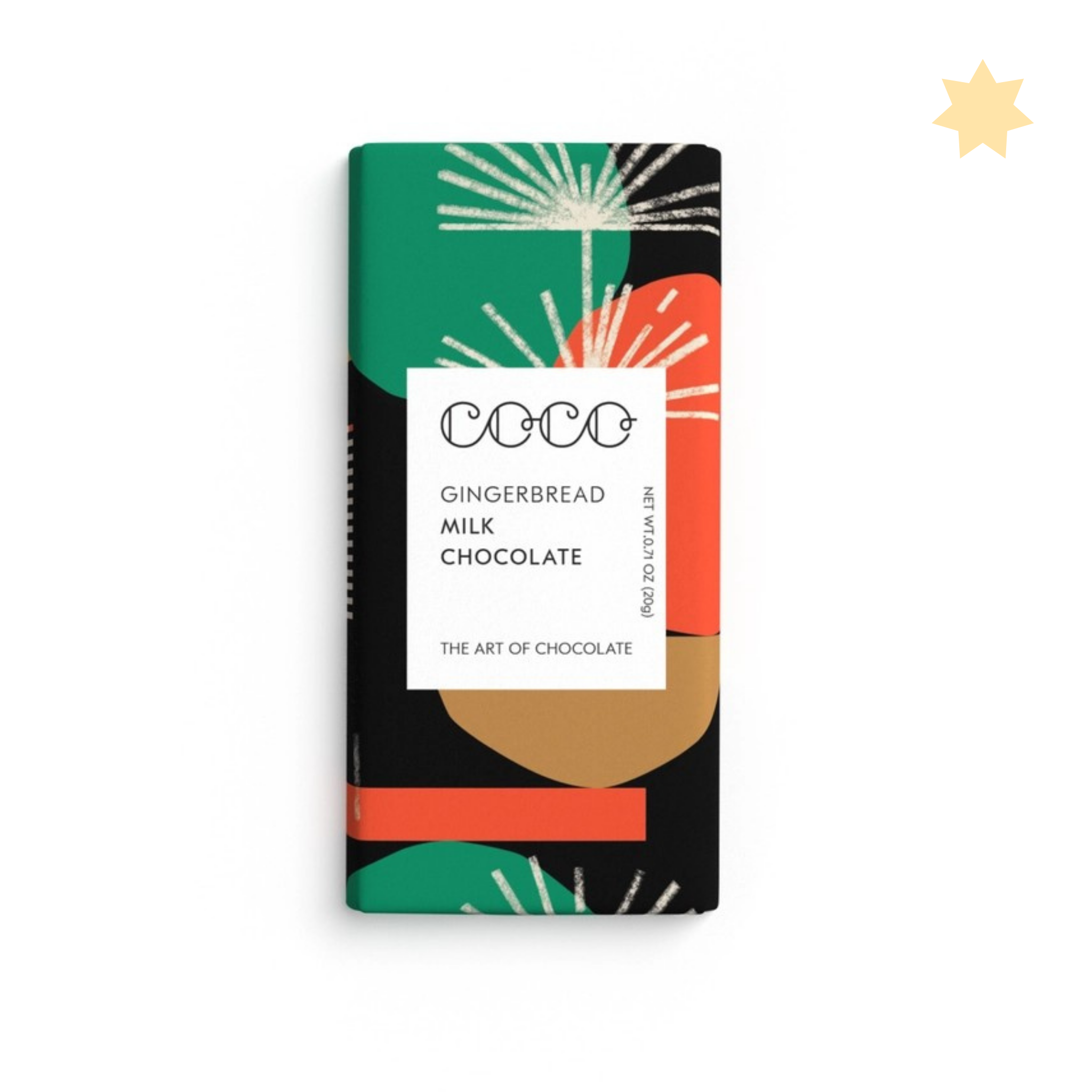 Mini Chocolate Bar- Gingerbread Milk - 20g